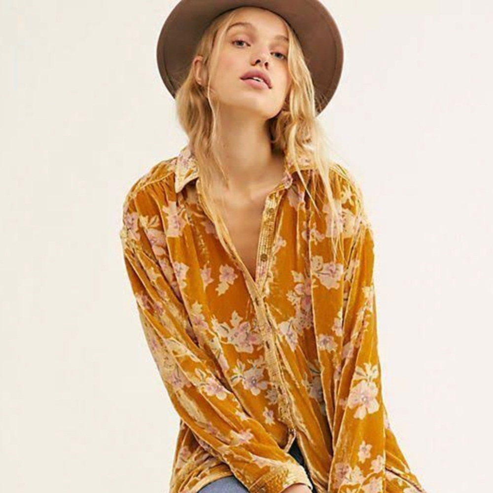 We The Free Velvet Sorrento Maxi Top
